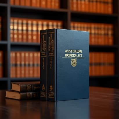 Customs and border legislation